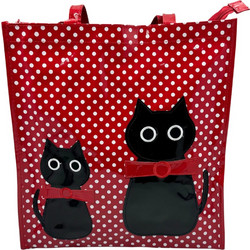SHOPPING BAG ΓΑΤΑ 01-9000 ΚΟΚΚΙΝΗ