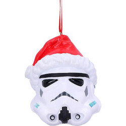 Stormtrooper Santa Hat Hanging Ornament 8.3cm Videogames NEW