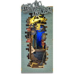 Robotime Rolife Magic House 3D Book Nook DIY 216 Κομμάτια 24cm TGB03