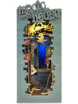 Robotime Rolife Magic House 3D Book Nook DIY 216 Κομμάτια 24cm TGB03