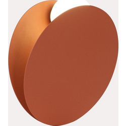 DAISY - Επιτοίχιο Φωτιστικό - Απλίκα σε Χρώμα Terracotta Sun Light DAISY-6W-RD