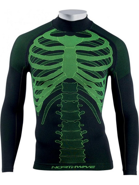 NORTHWAVE ΙΣΟΘΕΡΜΙΚΟ BODY FIT EVO ΜΕ ΜΑΚΡΥ ΜΑΝΙΚΙ ΜΑΥΡΟ-FLUO ΚΙΤΡΙΝΟ (-5 ΕΩΣ 10) Μαύρο Κίτρινο
