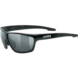 Uvex sportstyle 706 S53.2.006.2216 Αθλητικά Γυαλιά Ηλίου Ορθογώνια Κοκάλινα Μαύρα με Γκρι Polarized Φακό