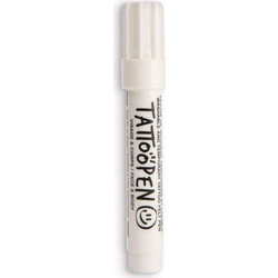 Nailmatic Μαρκαδόρος Δέρματος Tattoopen (Λευκό)