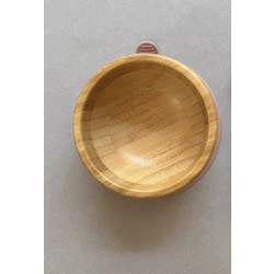 Nok Nok Οικολογικό Μπωλ Bamboo με Αντιολισθητική Βάση με Κουτάλι (Pink)