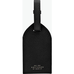 Ετικέτα Βαλίτσας Smythson Luggage Tag Leather Black