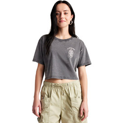 CONVERSE NMYSTIC ROSE BOXY T-SHIRT 10027762-A01 Ανθρακί