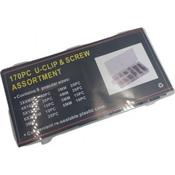 ΒΙΔΕΣ ΚΑΙ ΚΛΙΠ ΤΥΠΟΥ U ΣΕΤ 170ΤΜΧ W13120-5-W13120-5