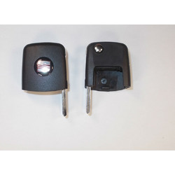 Κενο κλειδι Seat με θεση για Chip και λαμα HU66(Τετραγωνη υποδοχη)