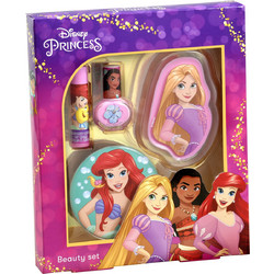 Disney Princess Παιδικό Σετ Ομορφιάς: Καθρέφτης & Lip Balm & Lip Gloss & Βερνίκι Νυχιών Beauty Set