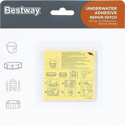BESTWAY ΑΔΙΑΒΡΟΧΑ ΕΠΙΔΙΟΡΘΩΤΙΚΑ ΜΠΑΛΩΜΑΤΑ ΓΙΑ ΦΟΥΣΚΩΤΑ ΣΤΡΩΜΑΤΑ (10τμχ.)