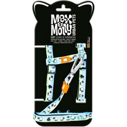 Max And Molly Σαμαράκι Γάτας με Λουρί Harness/Leash Black Sheep/1 Size