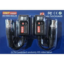HD Ζεύγος παθητικών Video Balun για κάμερες HD-TVI-CVI-AHD -Analog Έως 5mp OEM