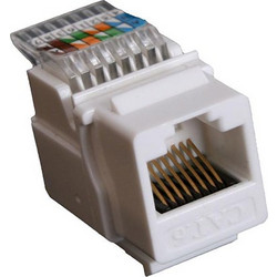Masterlan LY-KJ6-10 keystone UTP Cat.6, white (for sockets)