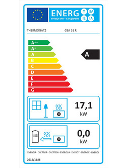 Thermogatz GSA 16R Ατσάλινη Ξυλόσομπα Αερόθερμη 16kW