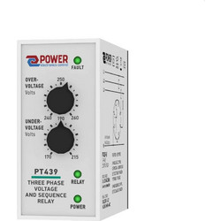 Power Electronics Επιτηρητής επιπέδου τάσης & διαδοχής τριφασικός με ρυθμιζόμενο άνω και κάτω όριο PT439-8