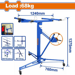 WADFOW ΑΝΥΨΩΤΙΚΟ ΓΥΨΟΣΑΝΙΔΑΣ 1375-3350mm / 68Kg (WJSQ1168)