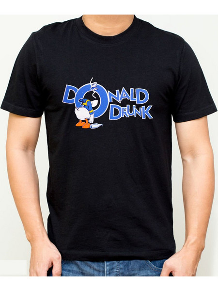 Ανδρικό T-Shirt Donald Drunk - 6512