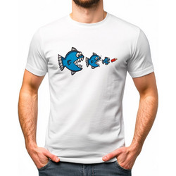 Ανδρικό T-Shirt Καλοκαιρινό σχέδιο - 6684