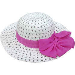 Ψάθινο Καπέλο Cream Fuchsia 71201240022
