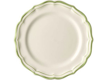 Πιάτα Φαγητού Σετ 4 Τεμαχίων Filet Green Faience Gien (26 cm)