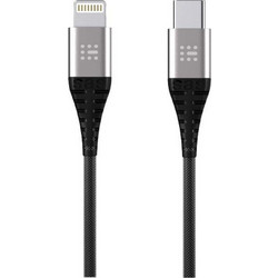 Καλώδιο Ταχείας Φόρτισης TYPE-C σε Lightning 1.2m Ανθεκτικό Ασημί Go Fast-Charge