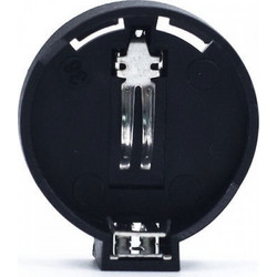 CR2025 CR2032 3V button battery holder case black round