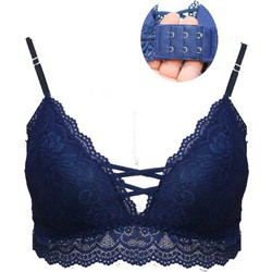 BRALETTE ΜΕ ΔΑΝΤΕΛΑ & ΕΝΙΣΧΥΣΗ ΜΠΛΕ