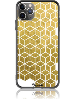 Gold Cubes Θήκη Κινητού Σχέδιο 50038 - iPhone, iPhone 11 Pro Max, Soft TPU Case
