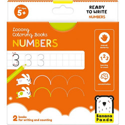 Βιβλίο Ζωγραφικής Long Coloring Books - Ready To Write Numbers 5+ ετών