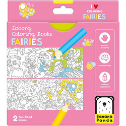 Βιβλίο Ζωγραφικής Long Coloring Books - I Love Colouring Fairies 4+ ετών