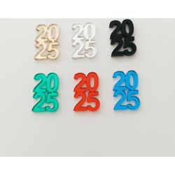 Plexiglass Mirror Στοιχείο 2027 6 - Όχι τρύπα, 6εκ μπρελόκ (κρίκος) Gold Mirror
