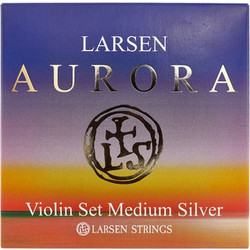 Larsen Strings Aurora Σετ 4 Χορδές Βιολιού Silver Plated Copper Medium Tension