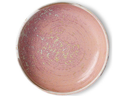 Πιάτο βαθύ πορσελάνης HKliving Chef Ceramics - Rustic Pink O 19,3 x 4.3 cm
