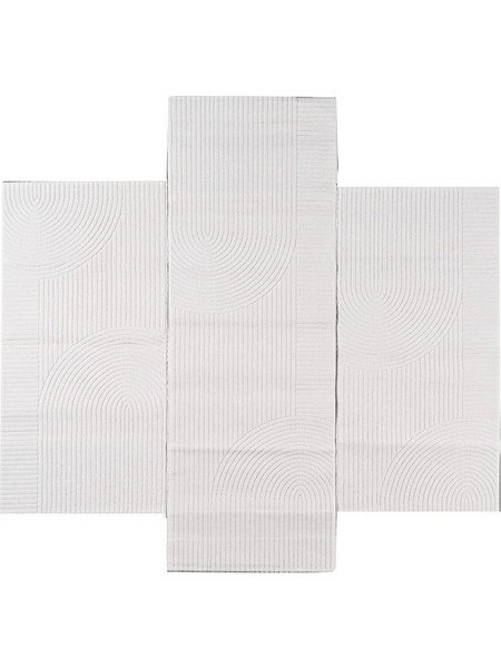 Χαλιά Κρεβατοκάμαρας (Σετ 3τμχ) Pierre Cardin Loft 16 White