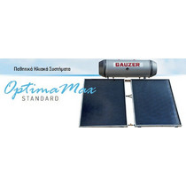 Gauzer Optima Max Low Profile Ηλιακός Θερμοσίφωνας 300lt 4.8 m² Διπλής Ενέργειας