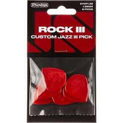 DUNLOP 570P1.38 Rock III Nylon Custom Jazz Πέννες (3 τεμάχια )