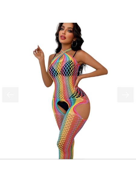 Ophelia's Dream Lingerie - Rainbow catsuit- 20YDC03