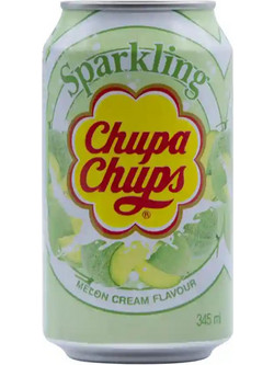 Ανθρακούχο Αναψυκτικό Chupa Chups Melon And Cream 345ml