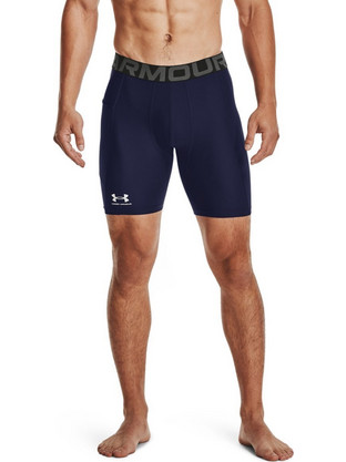 Under Armour HeatGear Compression Ανδρικό Κολάν Σορτς Ανθρακί 1361596-410