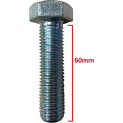 Βίδα 933 DIN γαλαβανιζέ εξάγωνη 16*60mm