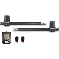 Set Μηχανισμός για Γκαραζόπορτες δίφυλλες 350kg/2m PROTECO LEADER 3 (2 μοτέρ + πλακέτα + 2 κοντρόλ )
