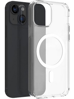 Magsafe Back Cover Σιλικόνης Διάφανο (iPhone 15 Pro)