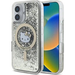 Hello Kitty Liquid Glitter Fever MagSafe iPhone 16 Case - Gold - (Hel000143-0)