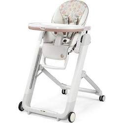 Peg Perego Siesta Follow Me Αναδιπλούμενο Καρεκλάκι Φαγητού με Ροδάκια Aquarelle