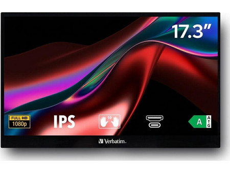 Verbatim PMT-15-4K IPS HDR Φορητό Monitor 15.6" 3840x2160 4K UHD 60Hz 6ms
