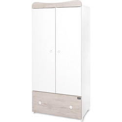 WARDROBE EXCLUSIVE WHITE/LIGHT OAK NEW