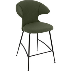 Σκαμπό Time Flies 590-05C5913-3 51x56x102cm Racing Green-Black Umage