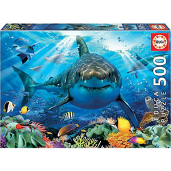 Puzzle Educa Great White Shark 500 Κομμάτια