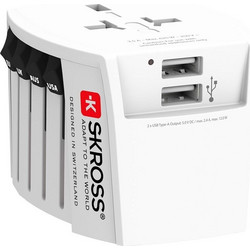 Skross World Adapter Muv Usb 2x USB-A